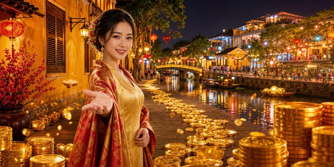 Không khí Tết rực rỡ tại Hội An với đèn lồng đỏ – mùa lễ hội đặc biệt trên nền tảng gs6